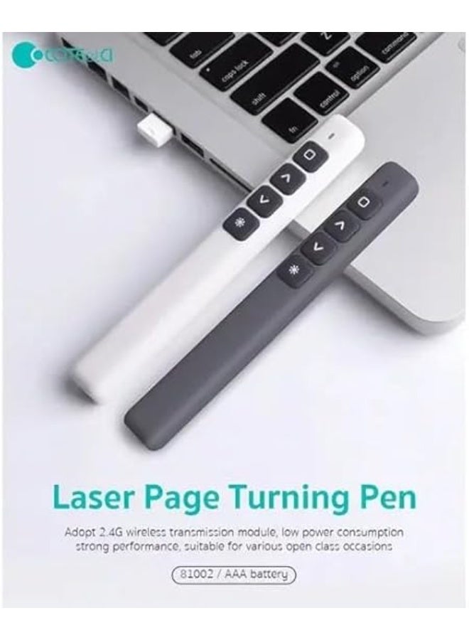 Fekra Coteetci 81002 spotlight Presentation Remote Pen - Advanced Digital Highlighting, Universal Presenter Clicker, 100m Range (AAA Battery Model) - Image 2